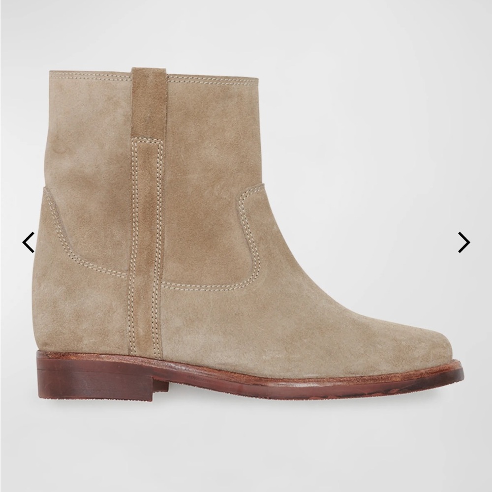 Isabel Marant Susee Suede Western Ankle Booties